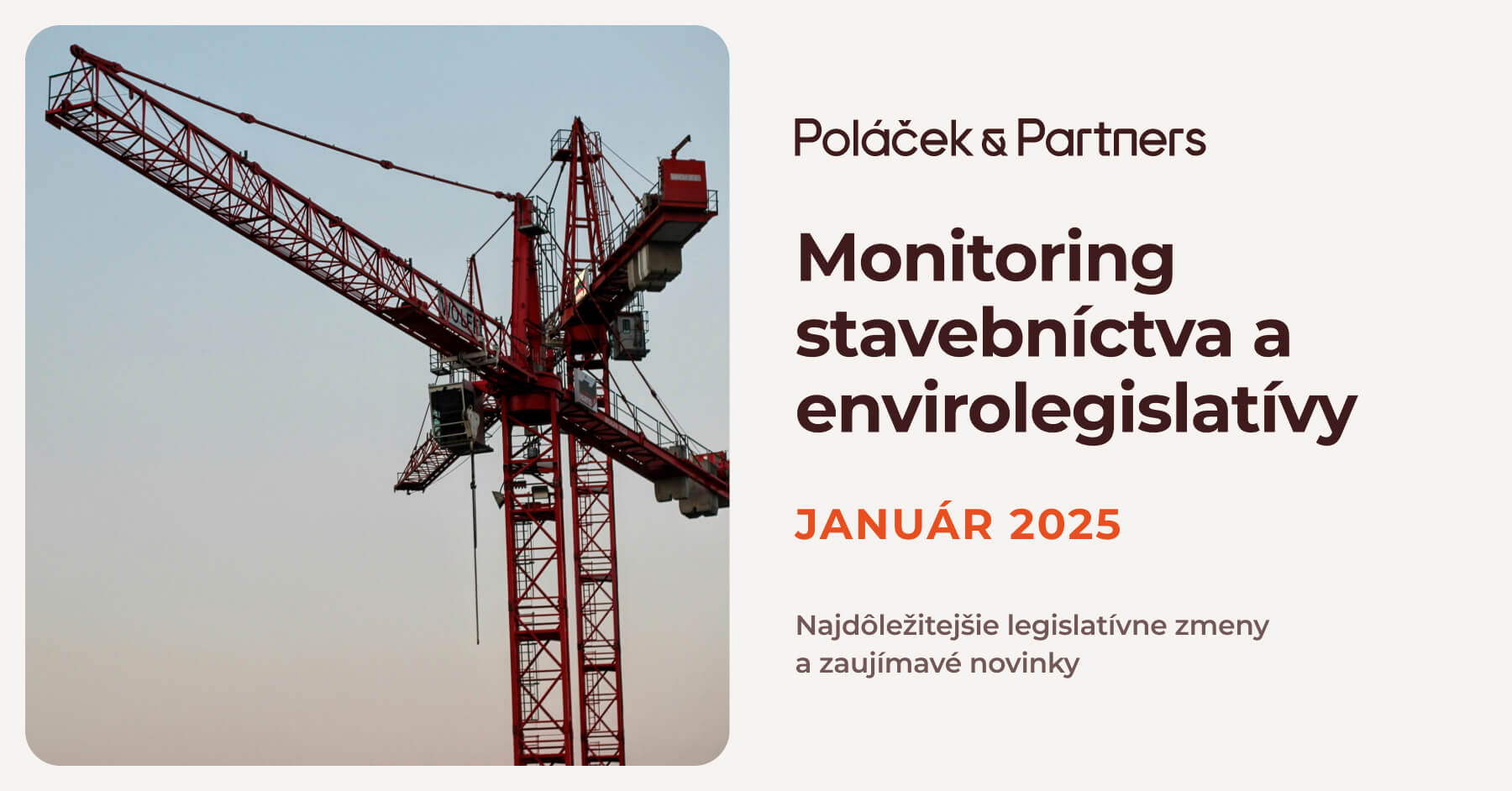 Novinky v stavebníctve a envirolegislatíve za január 2025